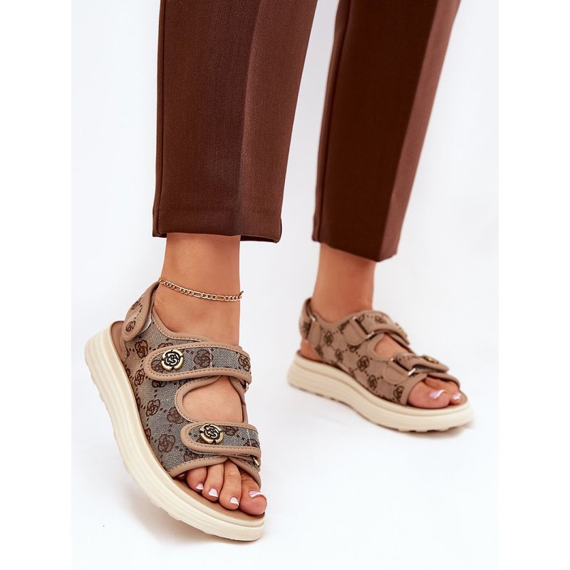Platform sandals model 209905 Step in style - 40 - Green