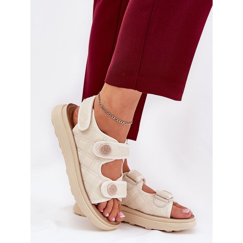 Platform sandals model 209908 Step in style - 41 - Beige