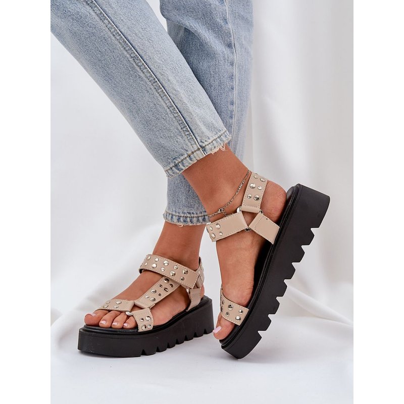Platform sandals model 210160 Step in style - 40 - Beige