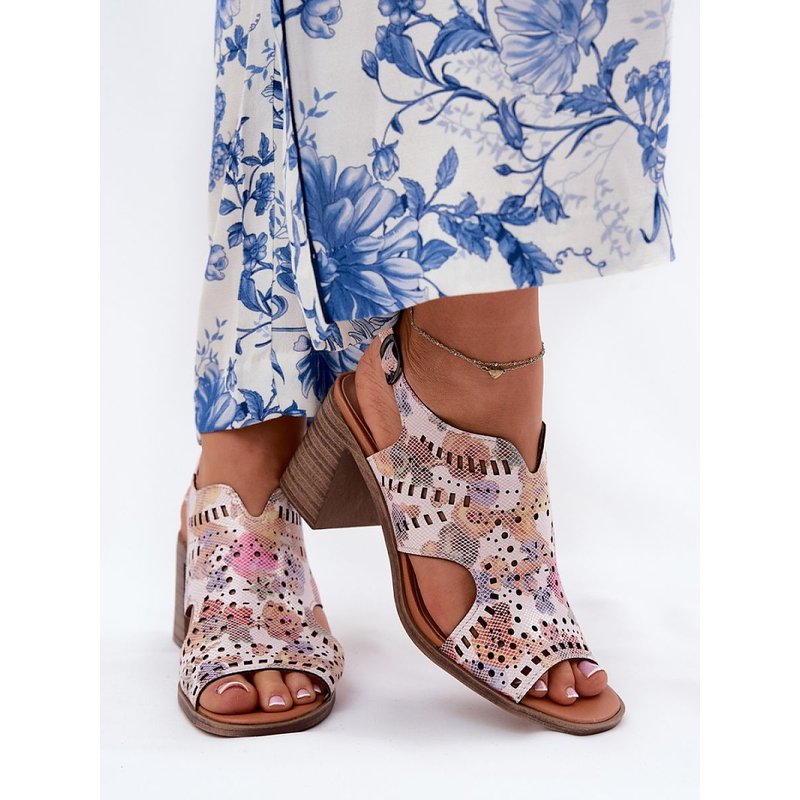 Heel sandals model 211363 Step in style - 37 - Multicolor