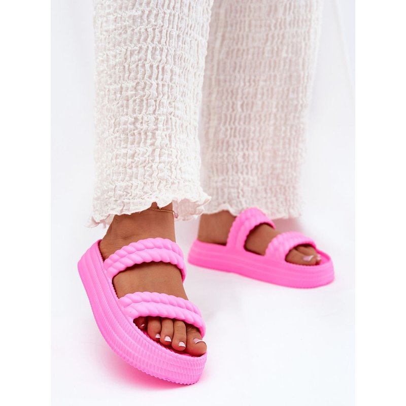 Platform sandals model 211672 Step in style - 40 - Pink