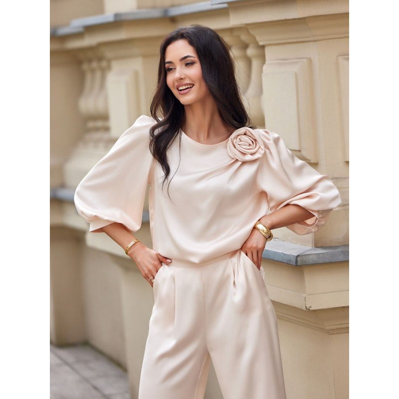 Blouse model 211903 Roco Fashion - 40 - Beige