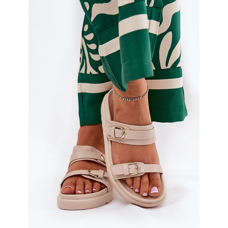 Platform sandals model 212141 Step in style - 39 - Beige