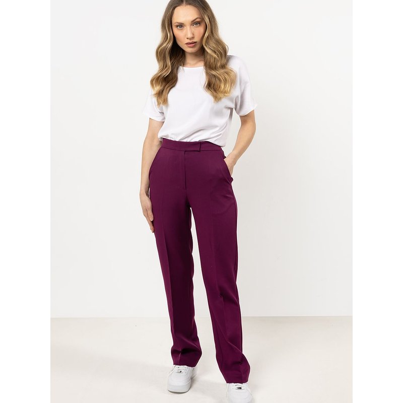 Women trousers model 212220 awama - M - Violet