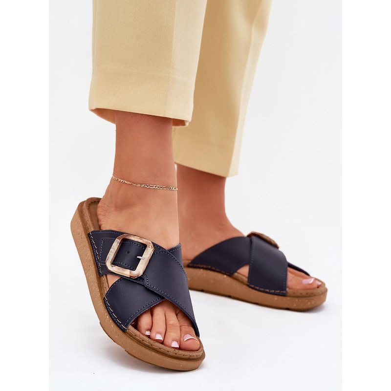Flip-flops model 214733 Step in style - 41 - Navy blue
