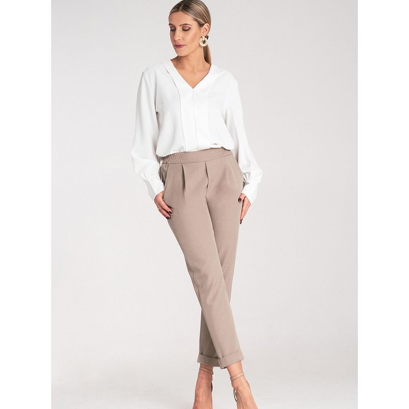 Women trousers model 214835 Figl - S/M - Beige