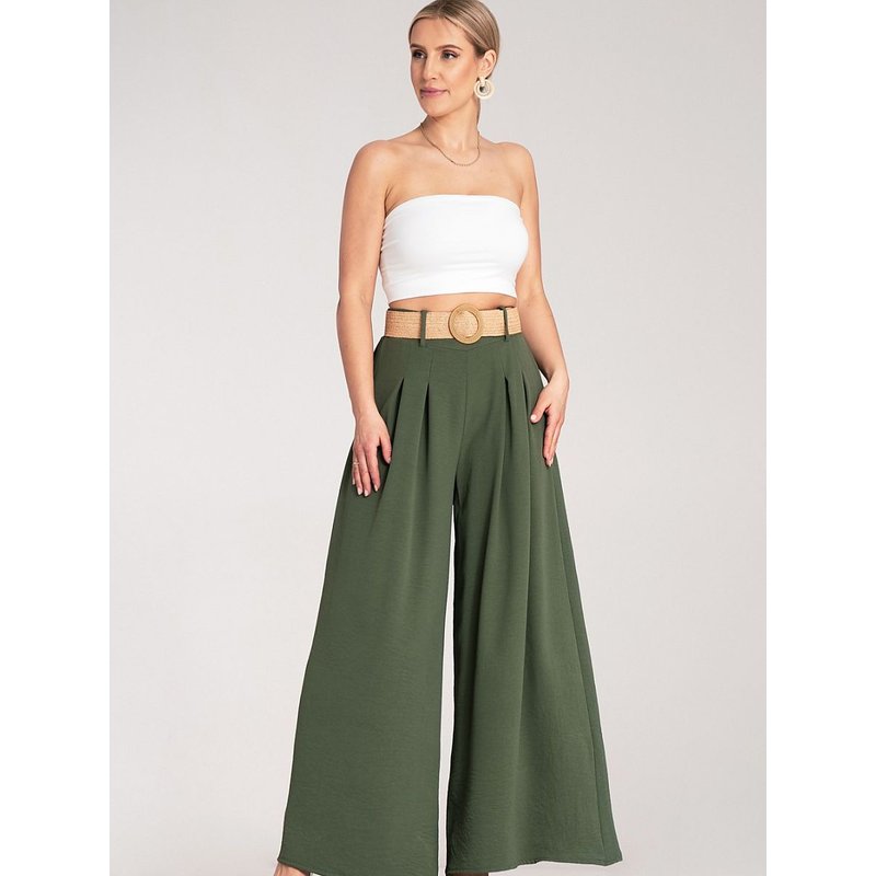 Women trousers model 214836 Figl - ONE-SIZE-FITS-ALL - Green