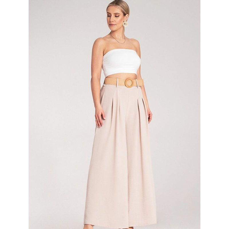 Women trousers model 214839 Figl - ONE-SIZE-FITS-ALL - Beige
