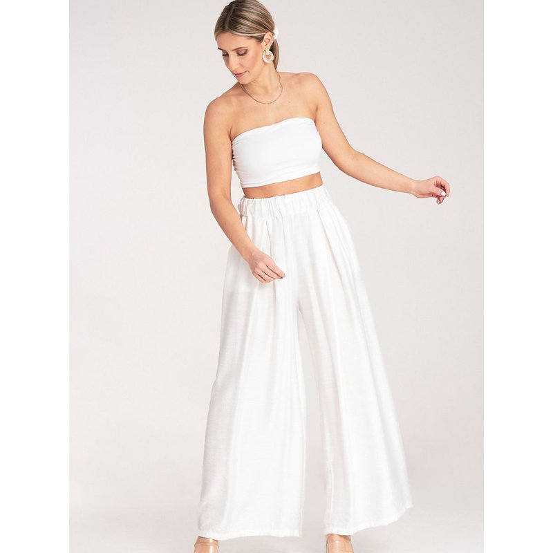 Women trousers model 214843 Figl - ONE-SIZE-FITS-ALL - White