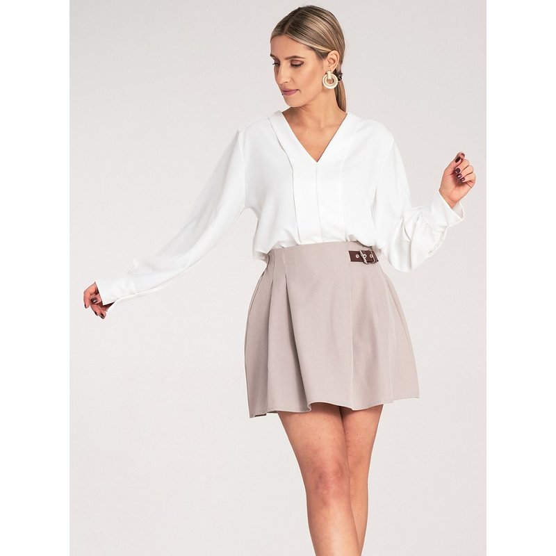 Short skirt model 214847 Figl - S/M - Beige