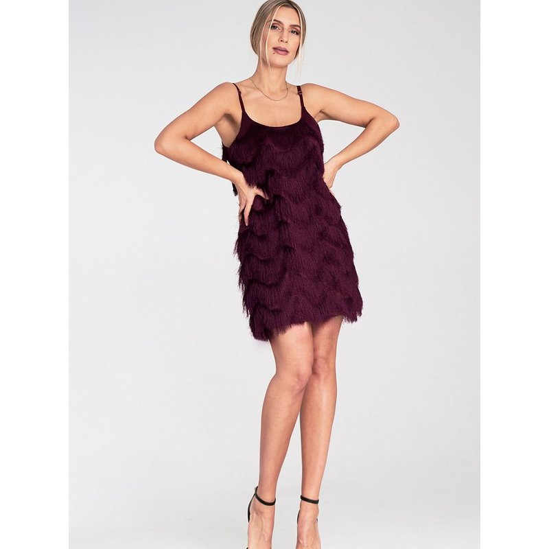 Evening dress model 214877 Figl - S/M - Red