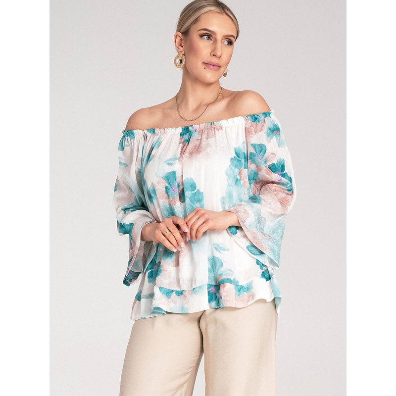 Blouse model 214892 Figl - S/M - Green