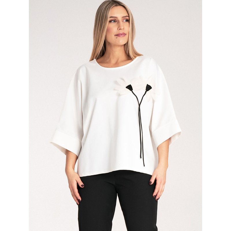Blouse model 214901 Figl - ONE-SIZE-FITS-ALL - White