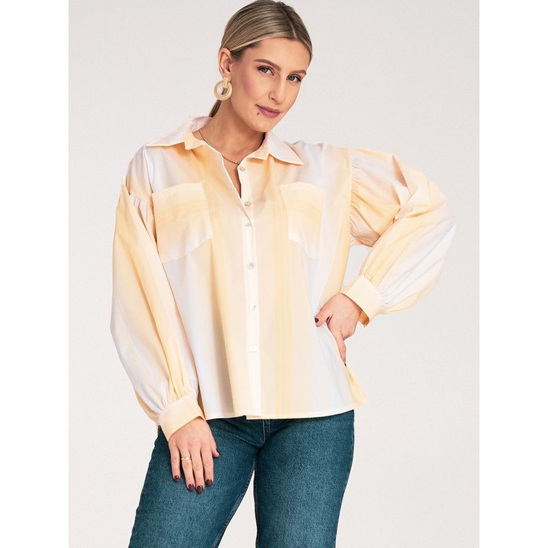 Long sleeve shirt model 214921 Figl - S/M - Yellow