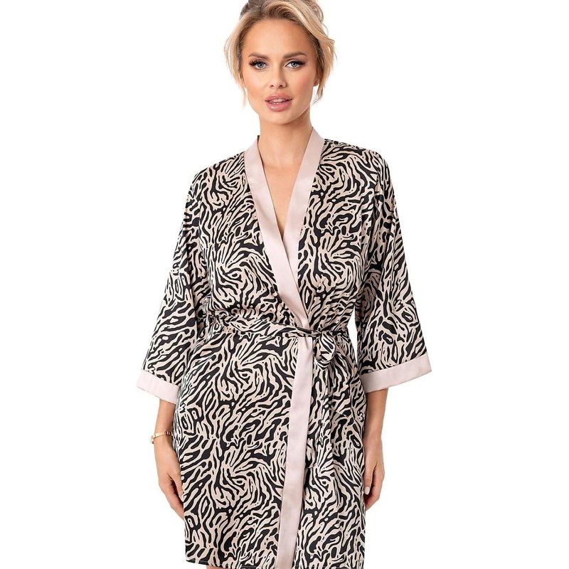 Bathrobe model 215549 Donna - XL - Beige