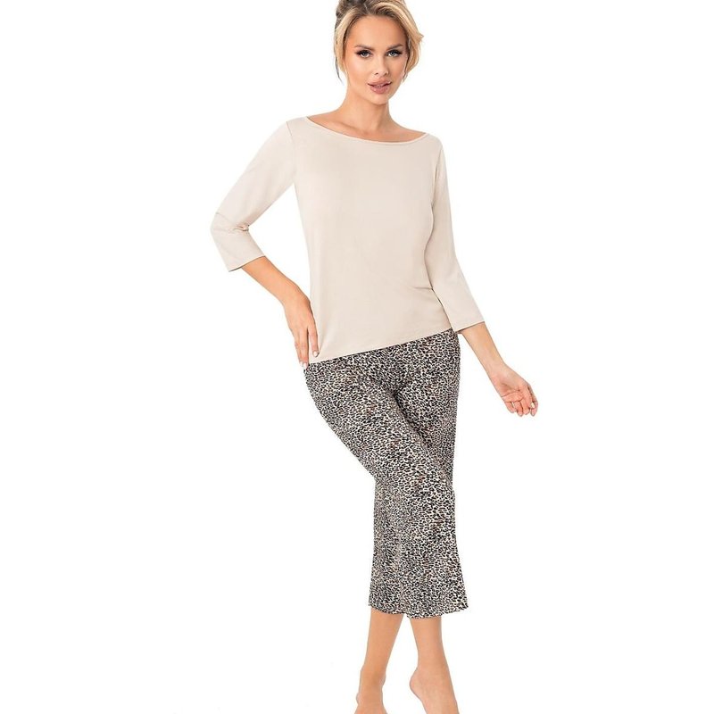 Pyjama model 216335 Donna - L - Beige