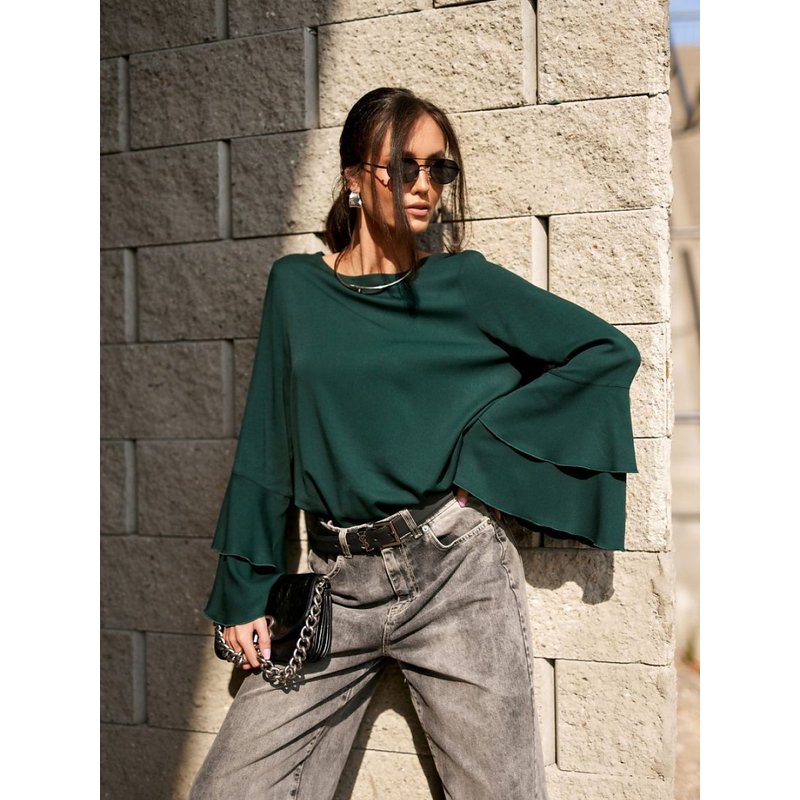 Blouse model 216491 Roco Fashion - 40 - Green