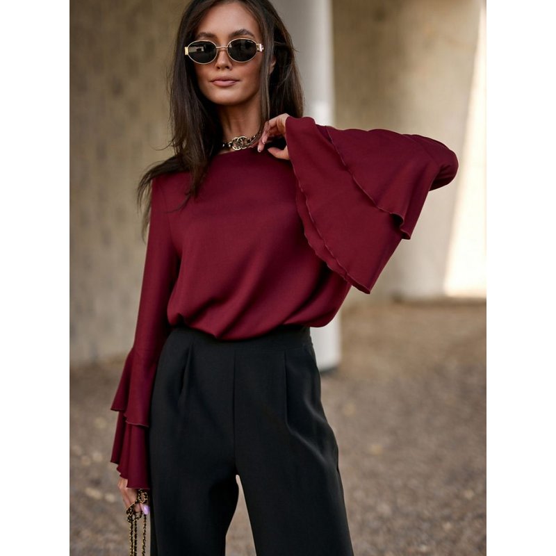 Blouse model 216492 Roco Fashion - 40 - Red