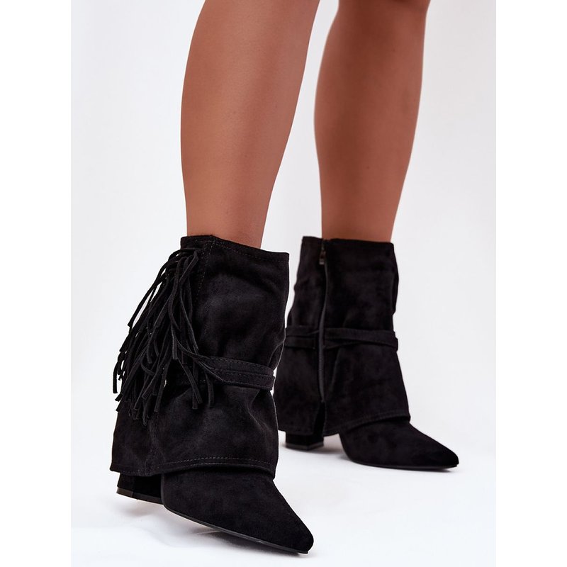Heel boots model 217179 Step in style - 39 - Black