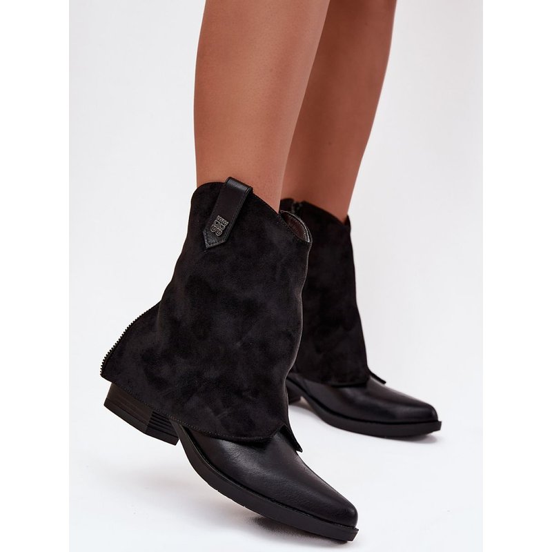 Heel boots model 217192 Step in style - 37 - Black