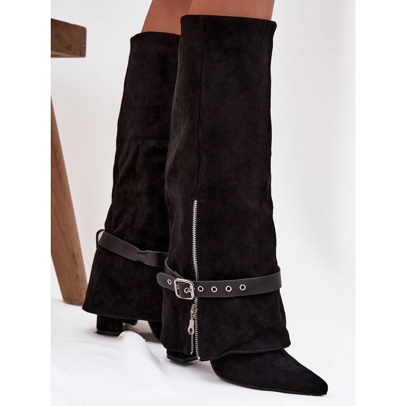 Heel boots model 217211 Step in style - 40 - Black