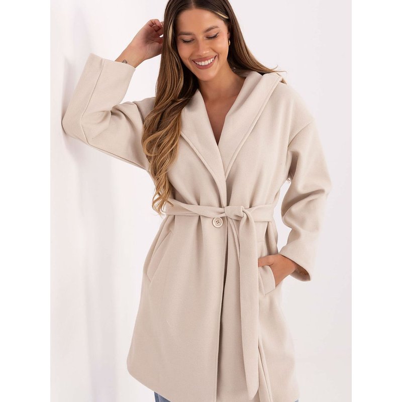 Coat model 217250 Rue Paris - ONE-SIZE-FITS-ALL - Beige