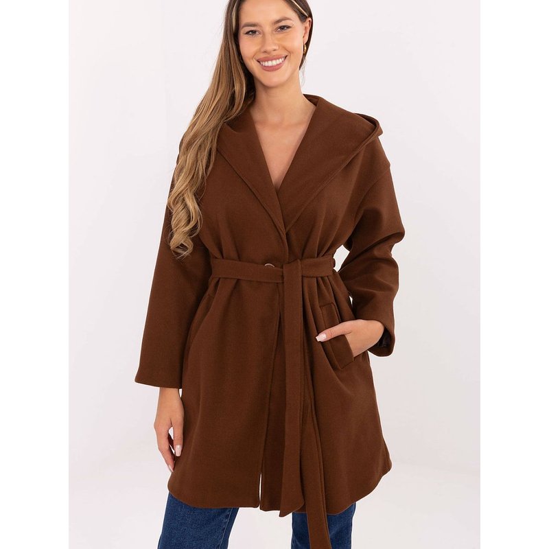 Coat model 217252 Rue Paris - ONE-SIZE-FITS-ALL - Brown