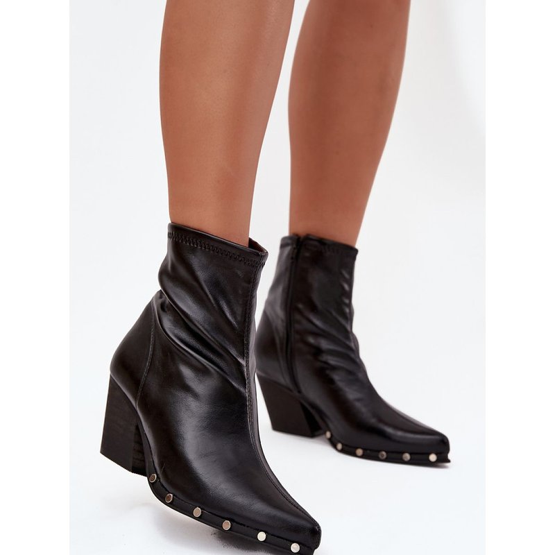Heel boots model 217499 Step in style - 38 - Black