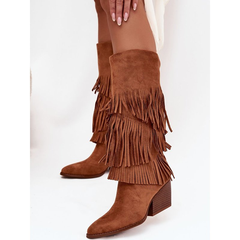 Heel boots model 217823 Step in style - 36 - Brown