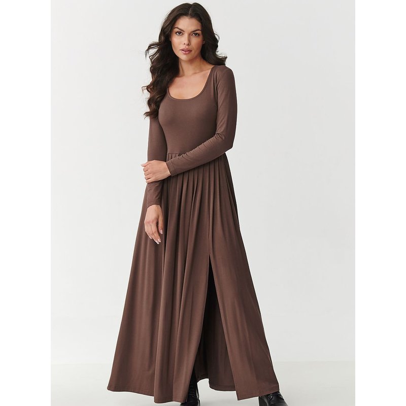 Daydress model 218303 Makadamia - 36/38 - Brown
