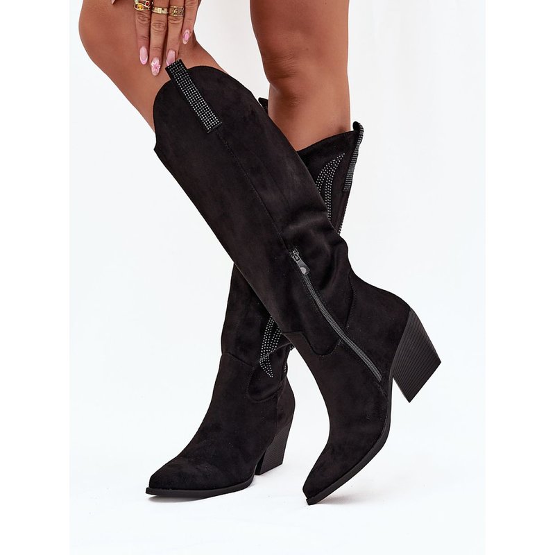 Heel boots model 218491 Step in style - 36 - Black