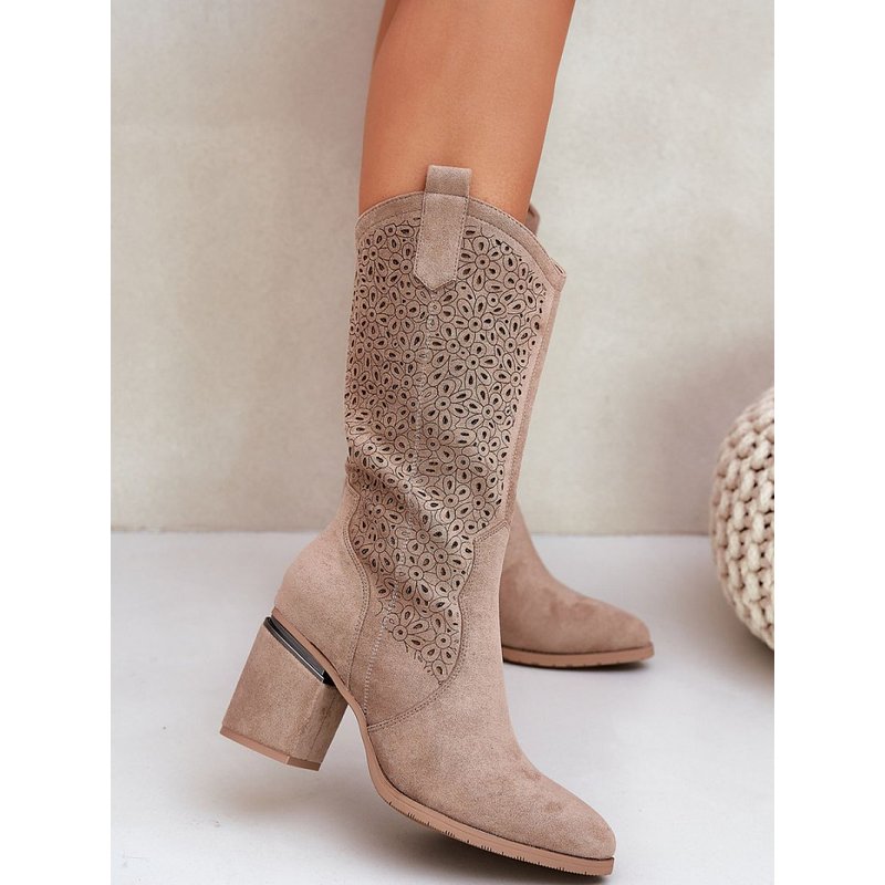 Open-work Boots model 218494 Step in style - 40 - Beige