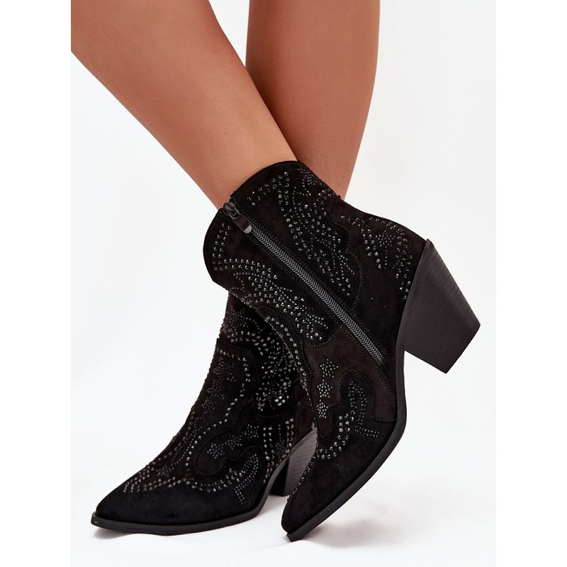 Heel boots model 218512 Step in style - 38 - Black