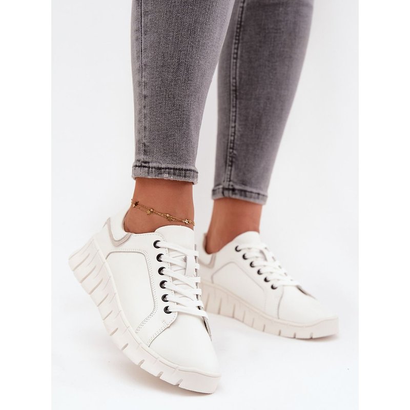 Buskin low shoes model 218700 Step in style - 39 - White