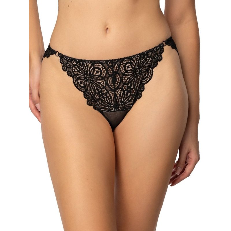 Brazilian style panties model 219325 Mat - 38 - Black