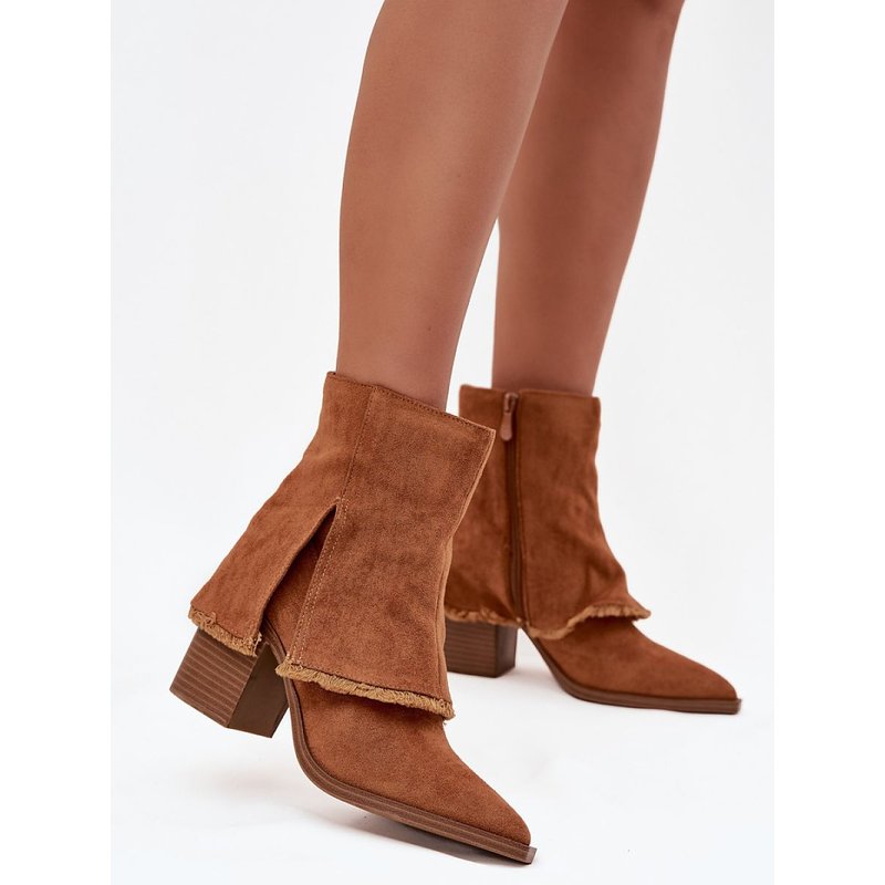 Heel boots model 219571 Step in style - 38 - Brown