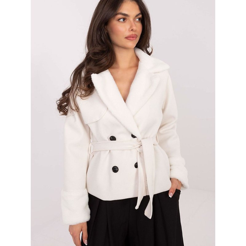 Coat model 219626 Rue Paris - ONE-SIZE-FITS-ALL - Beige