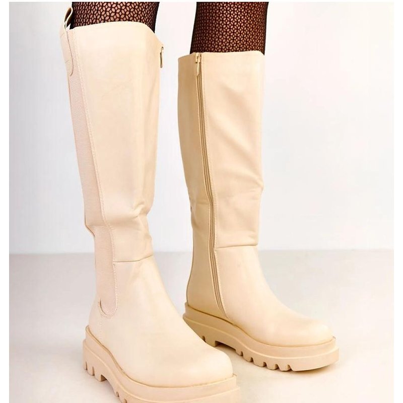 Thigh-Hight Boots model 219653 Solea - 39 - Beige