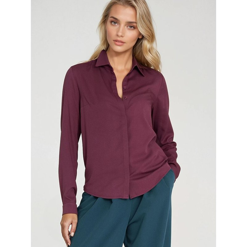 Long sleeve shirt model 219772 Nife - 38 - Violet