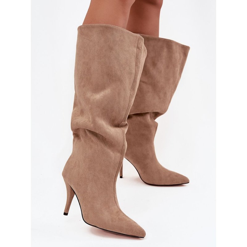 Heel boots model 219854 Step in style - 39 - Beige