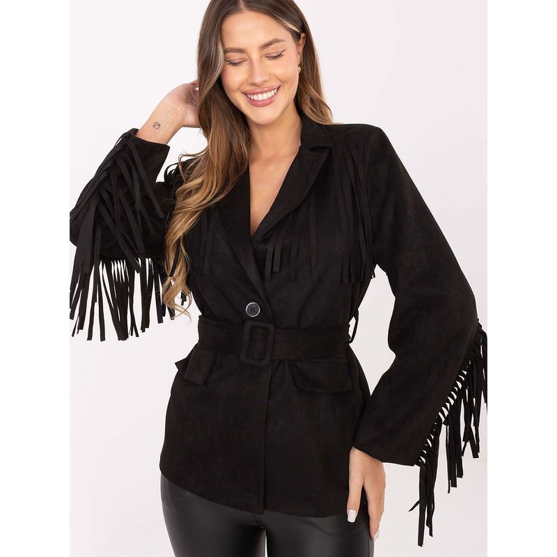 Jacket model 219901 Rue Paris - ONE-SIZE-FITS-ALL - Black