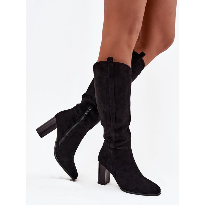 Thigh-Hight Boots model 220518 Step in style - 36 - Black