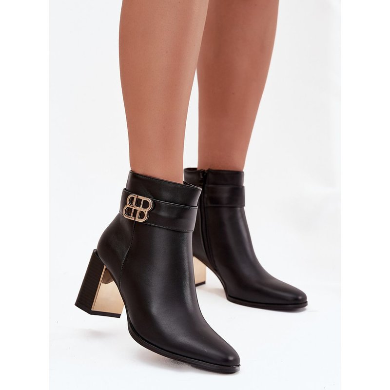 Heel boots model 220694 Step in style - 41 - Black
