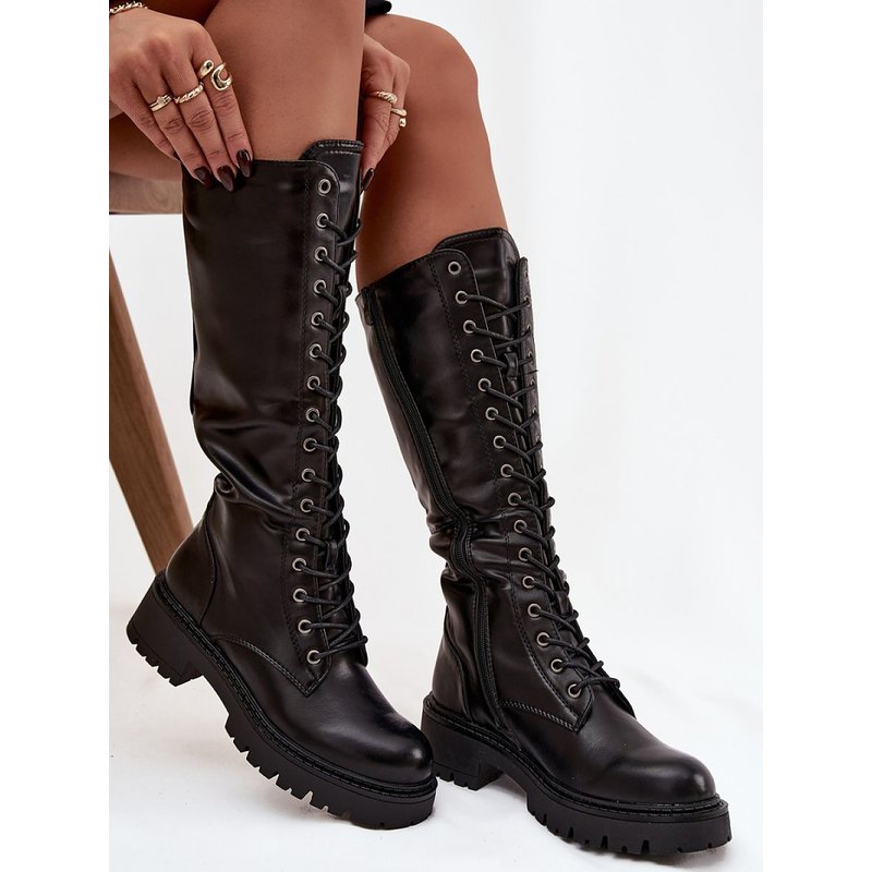 Thigh-Hight Boots model 220719 Step in style - 39 - Black