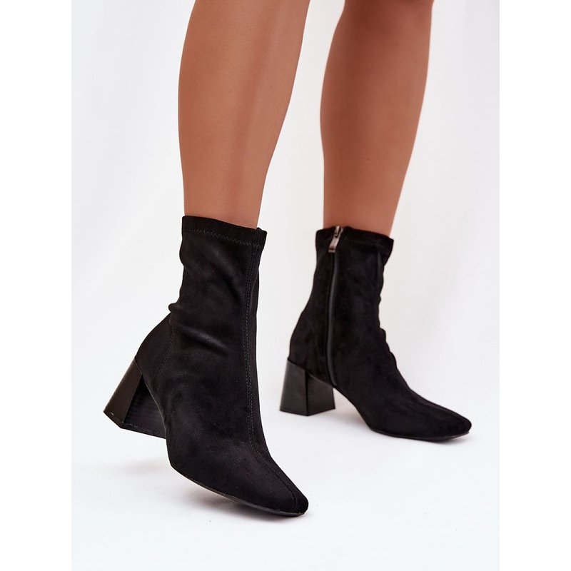 Heel boots model 221123 Step in style - 39 - Black