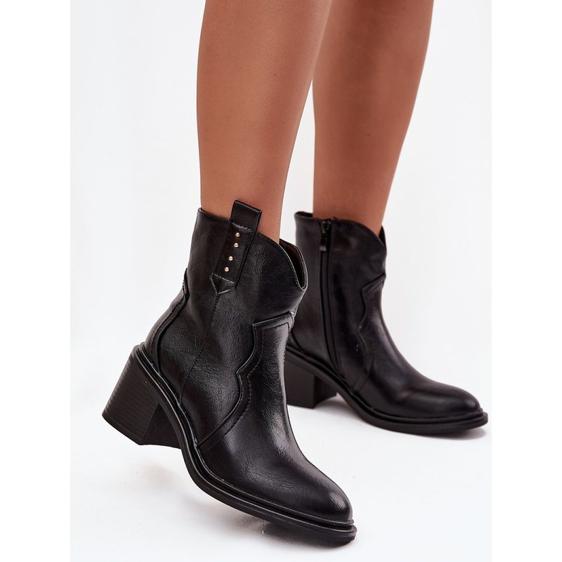 Heel boots model 221135 Step in style - 39 - Black