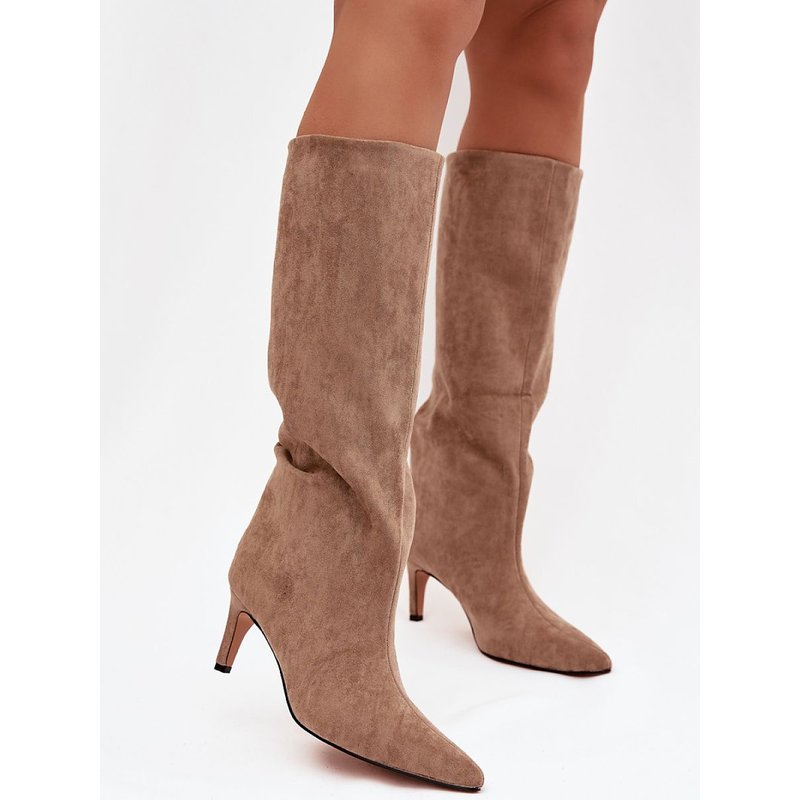Heel boots model 221146 Step in style - 41 - Beige