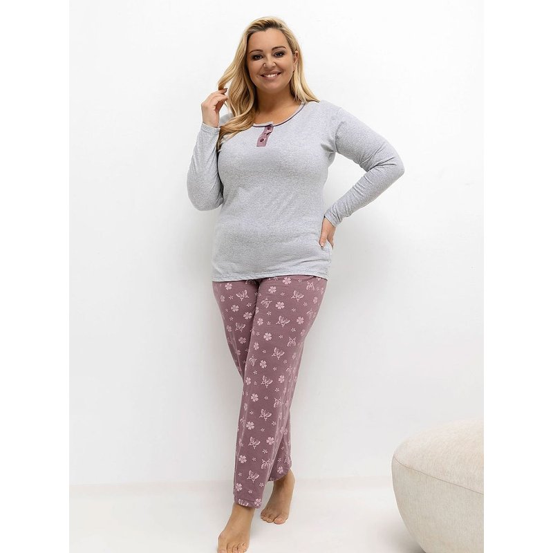 Plus Size Pajamas model 221187 Forever Pink - XL - Grey
