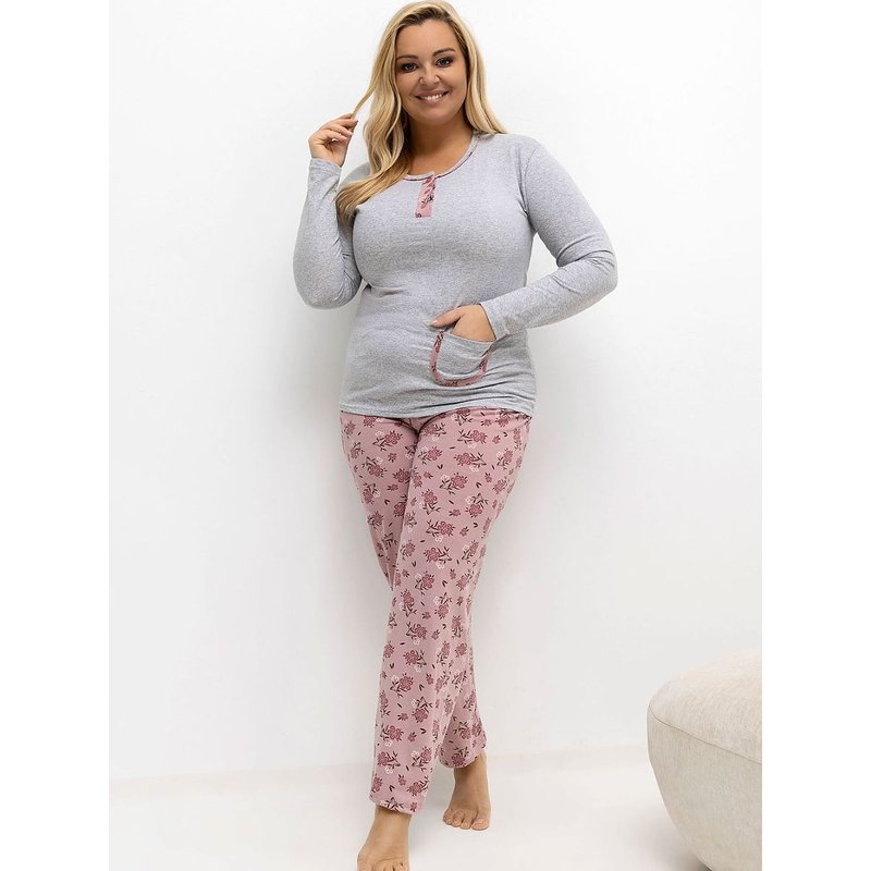 Plus Size Pajamas model 221192 Forever Pink - XL - Grey