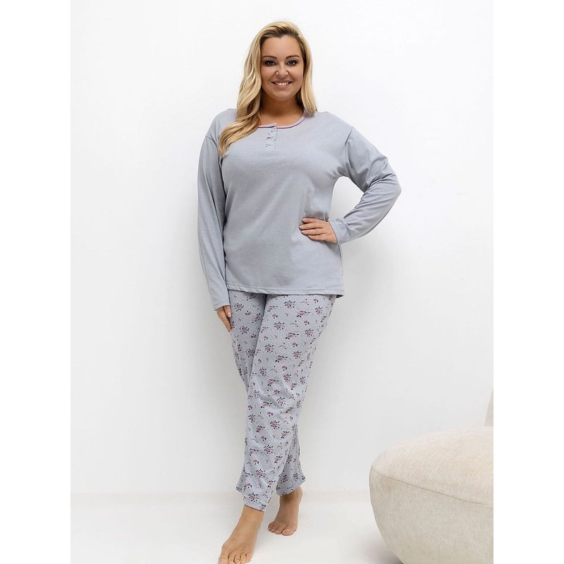 Plus Size Pajamas model 221195 Forever Pink - 2XL - Grey